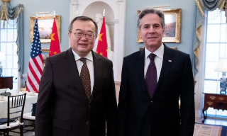 刘建超会见美国国务卿布林肯