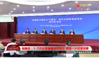 【视频】朝阳区：1-7月社零总额全市首位 将进一步促进消费