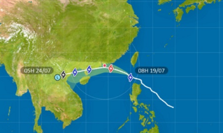 “韦帕”升级为强热带风暴级 香港天文台发三号强风信号