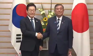 【视频】韩日首脑东京会谈发表联合公报 强调稳步推进双边关系