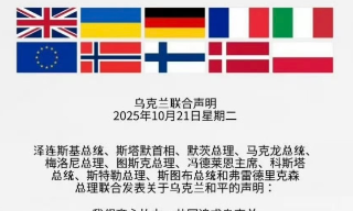 事关俄乌停火！欧洲领导人发表联合声明