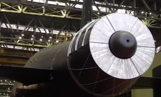 可搭载“波塞冬”核动力无人潜航器 俄新一艘核潜艇出坞