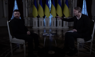 泽连斯基受访期间马林斯基宫两度停...